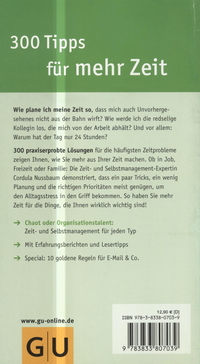 300 Tipps für mehr Zeit